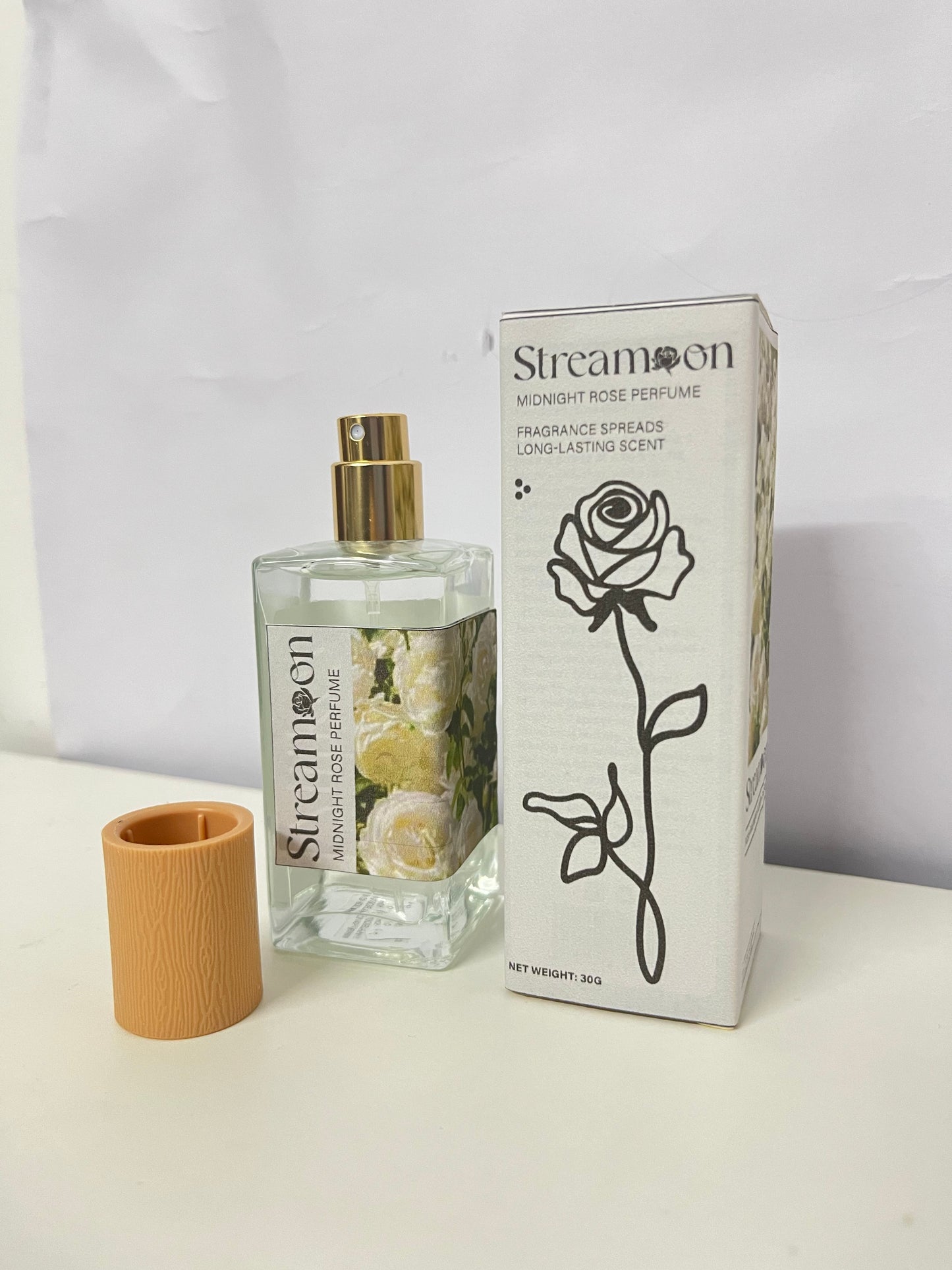 【Streamoon Midnight Rose Perfume】—— Elegant Floral Scent with Minimalist Style