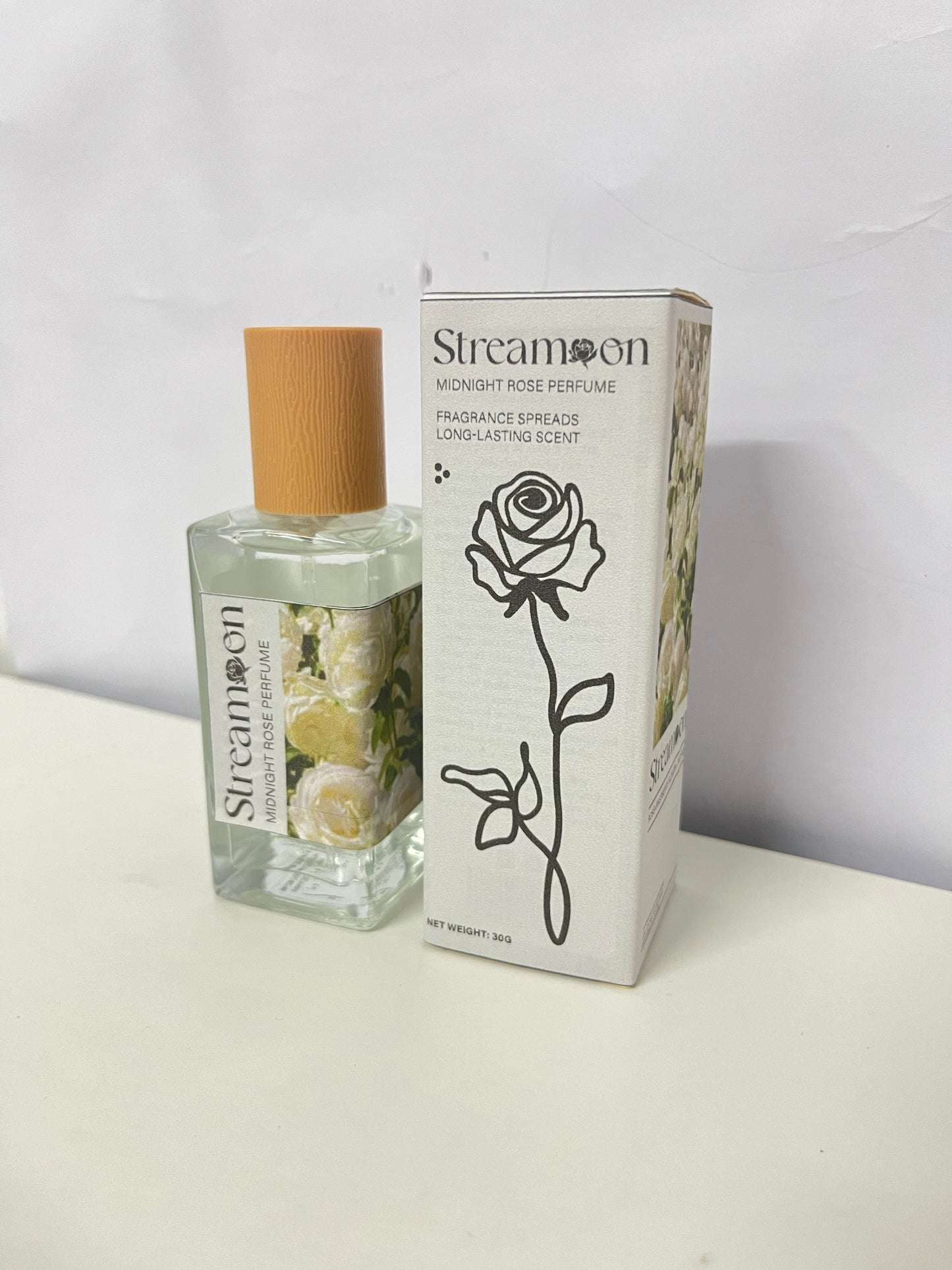 【Streamoon Midnight Rose Perfume】—— Elegant Floral Scent with Minimalist Style
