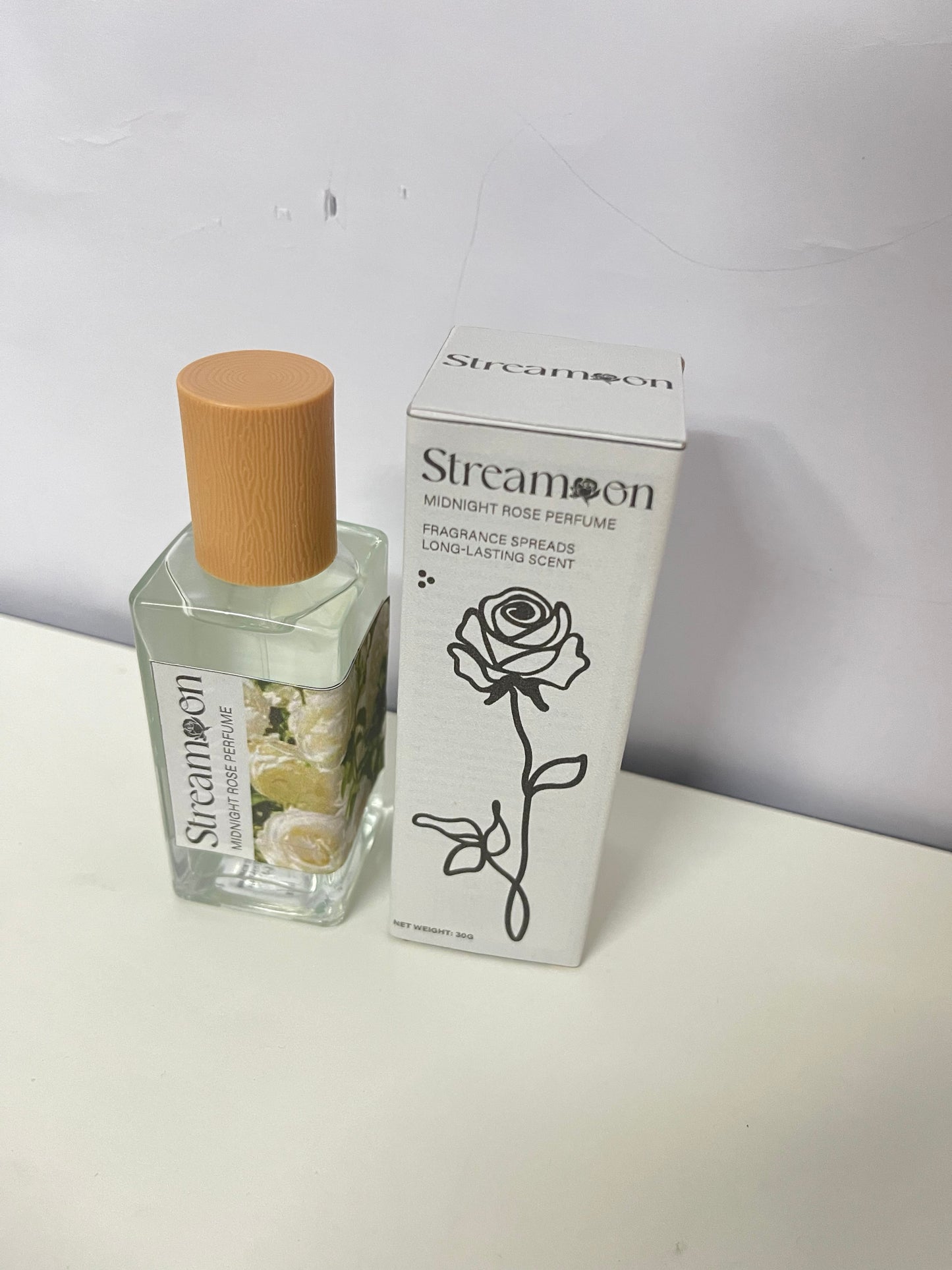 【Streamoon Midnight Rose Perfume】—— Elegant Floral Scent with Minimalist Style