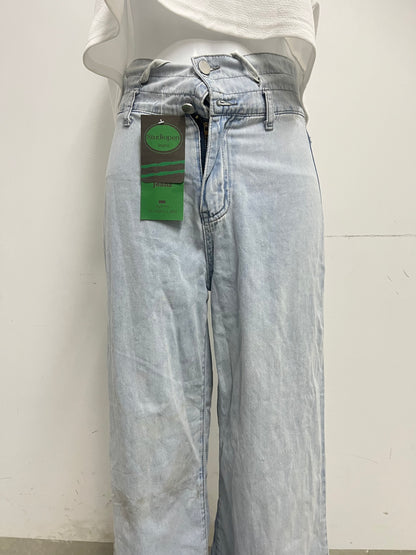 【Studiopen High-Waist Wide-Leg Jeans】—— Retro Style with Modern Comfort