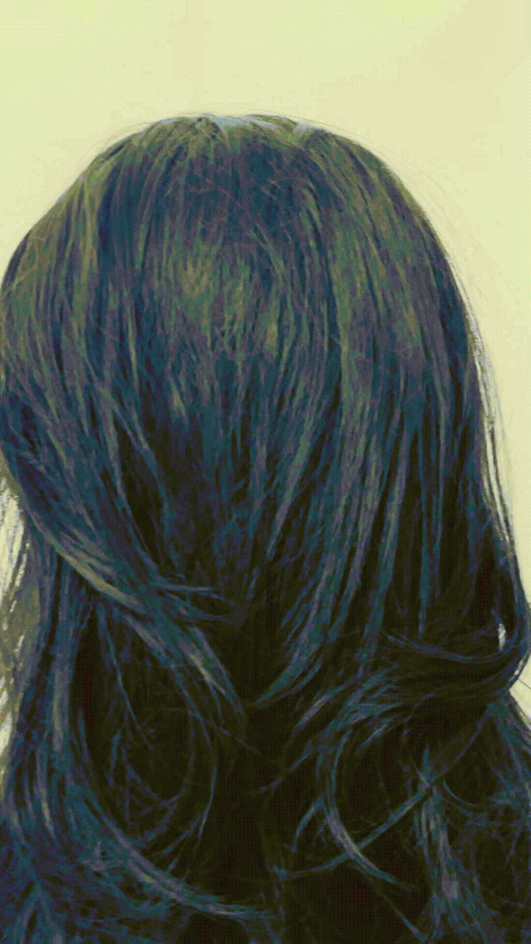 StyleNova Long Wavy Black Layered Wig with Curtain Bangs for Women,Synthetic Layered Long Wavy Wig Butterfly Haircut with Thin Hair