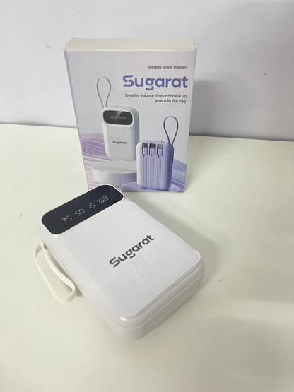 【Sugarat Compact Portable Power Charger】—— Space-Saving On-the-Go Charging Solution
