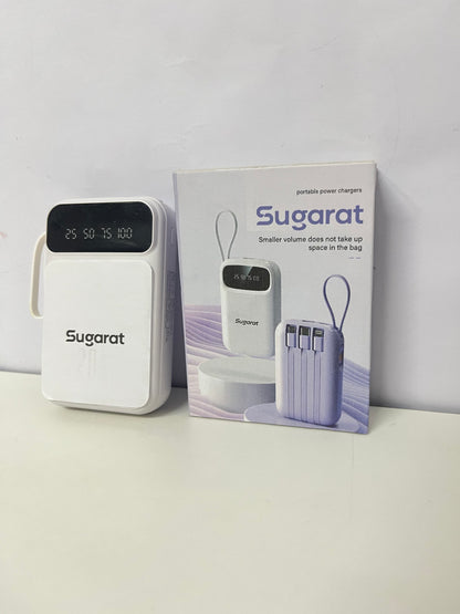 【Sugarat Compact Portable Power Charger】—— Space-Saving On-the-Go Charging Solution