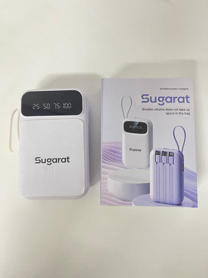 【Sugarat Compact Portable Power Charger】—— Space-Saving On-the-Go Charging Solution