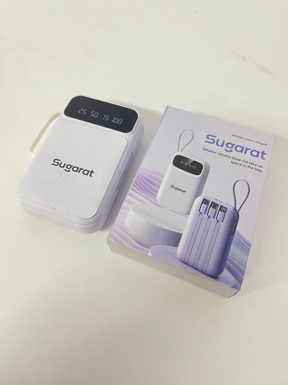 【Sugarat Compact Portable Power Charger】—— Space-Saving On-the-Go Charging Solution