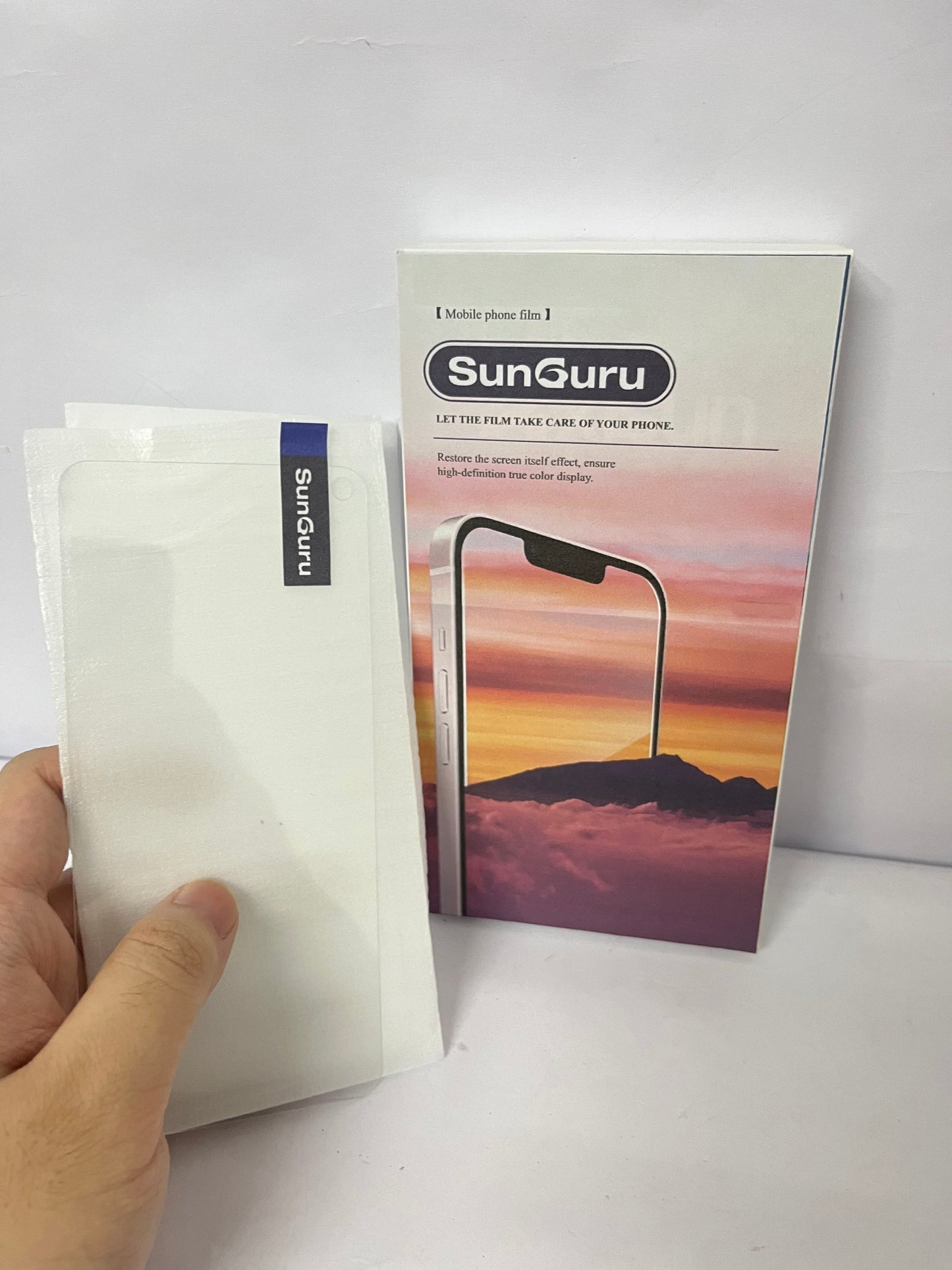 SunGuru High-Definition Phone Film - Restore True Screen Colors & Strong Protection, Keep Your Phone Screen Like New Forever