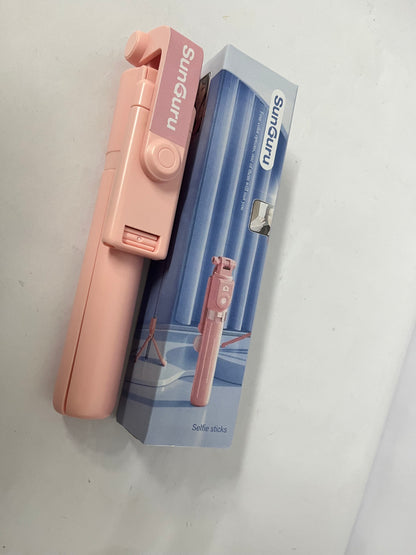 SunGuru Portable Folding Selfie Stick | Bluetooth Remote·Multi-angle Shooting·Stylish Appearance Your Selfie & Vlog Essential