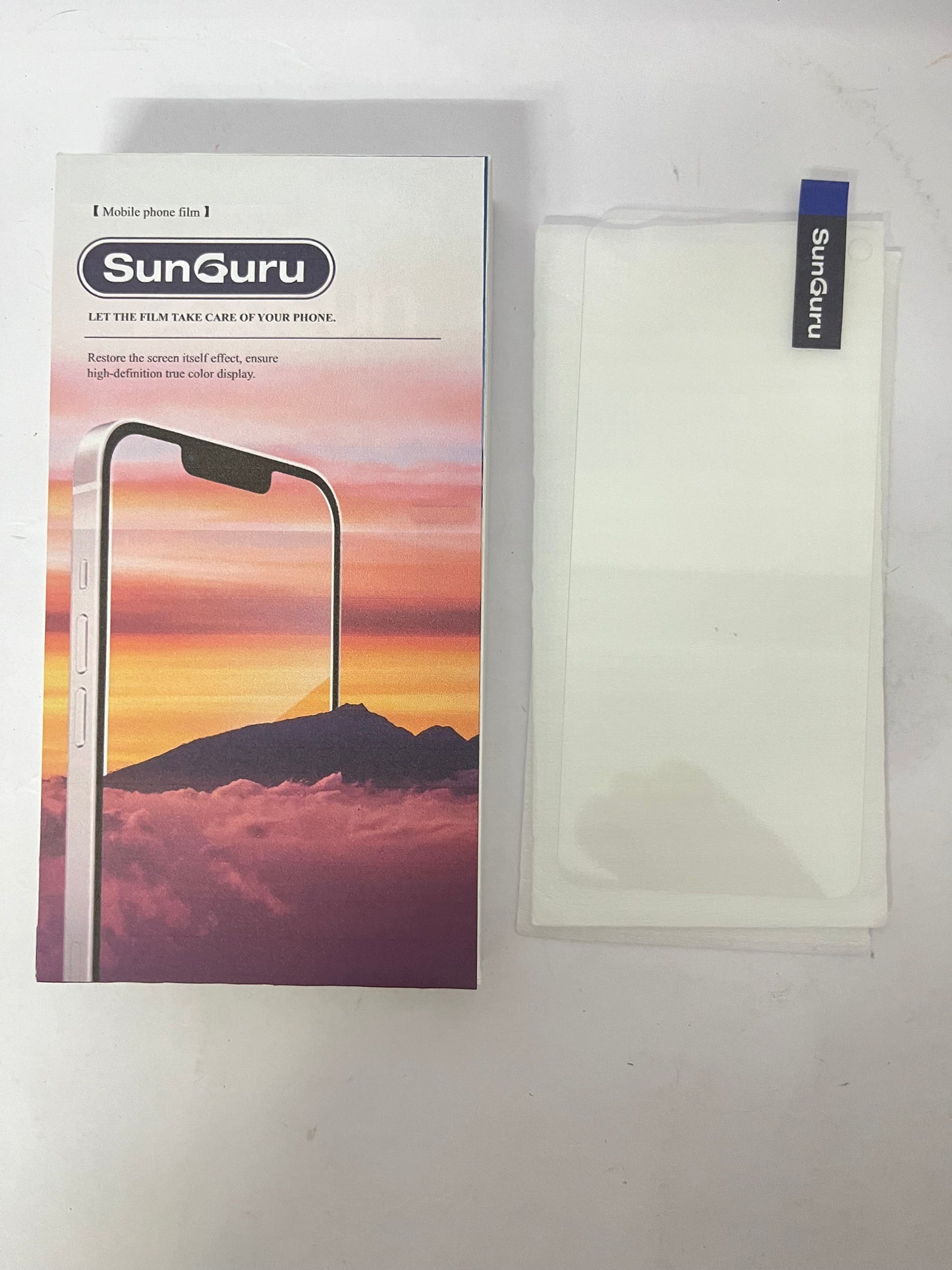 SunGuru High-Definition Phone Film - Restore True Screen Colors & Strong Protection, Keep Your Phone Screen Like New Forever