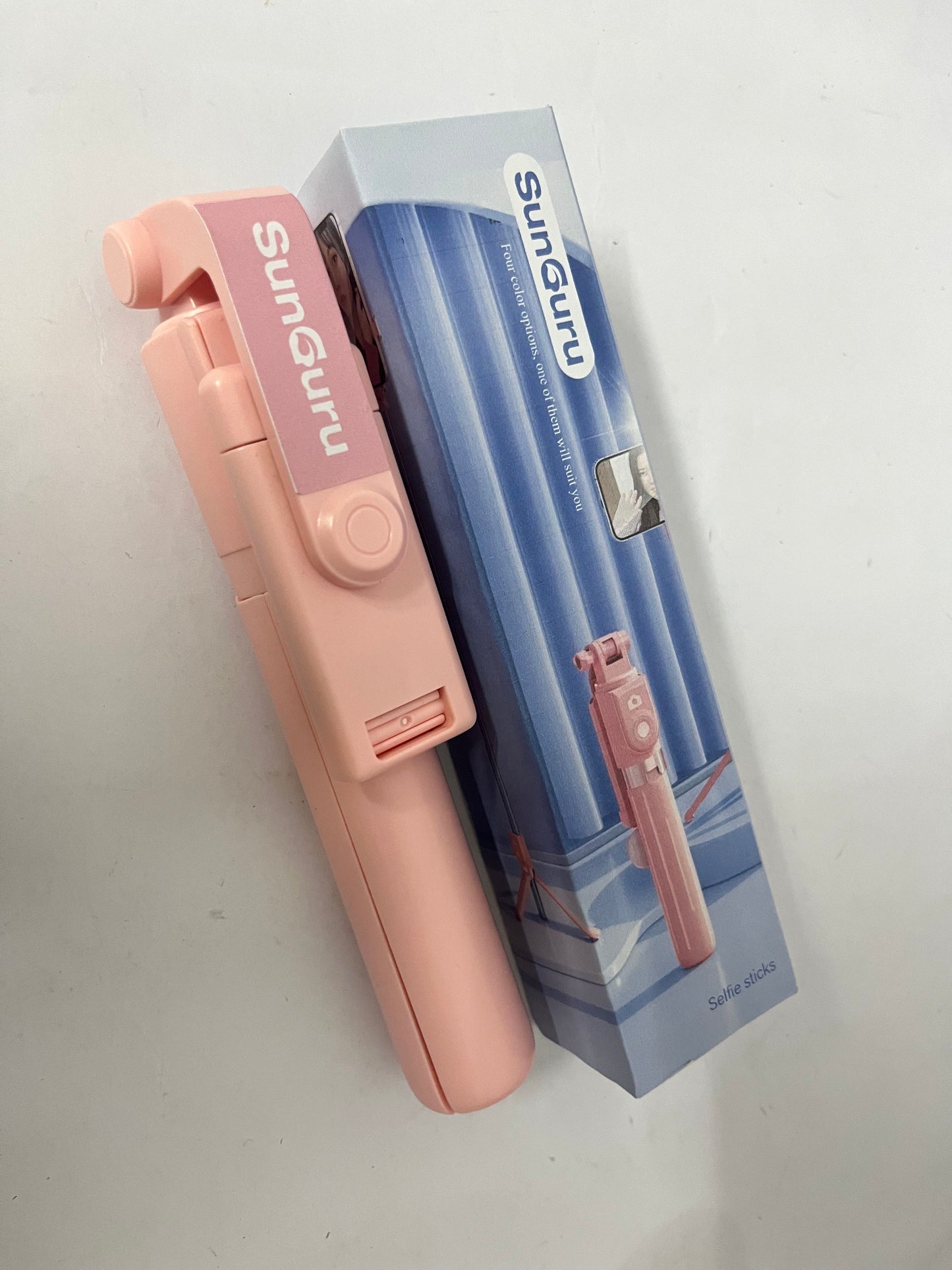 SunGuru Portable Folding Selfie Stick | Bluetooth Remote·Multi-angle Shooting·Stylish Appearance Your Selfie & Vlog Essential