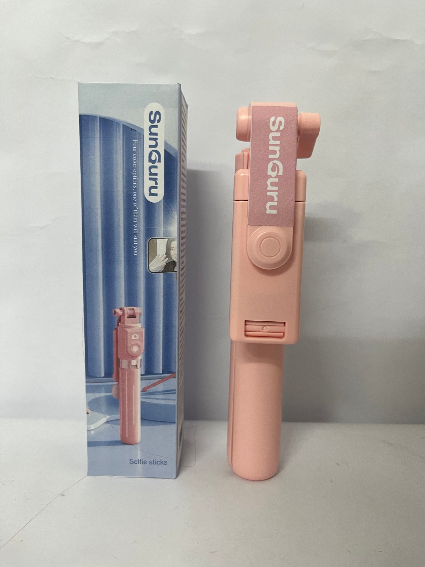 SunGuru Portable Folding Selfie Stick | Bluetooth Remote·Multi-angle Shooting·Stylish Appearance Your Selfie & Vlog Essential