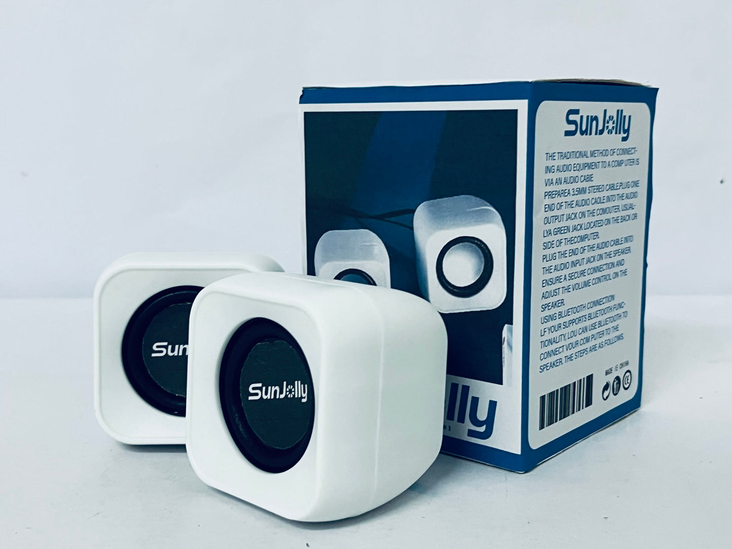 SunJolly 2 PCS Laptop Desktop Computer Mini Audio Wired Speaker Multimedia Subwoofer(D)
