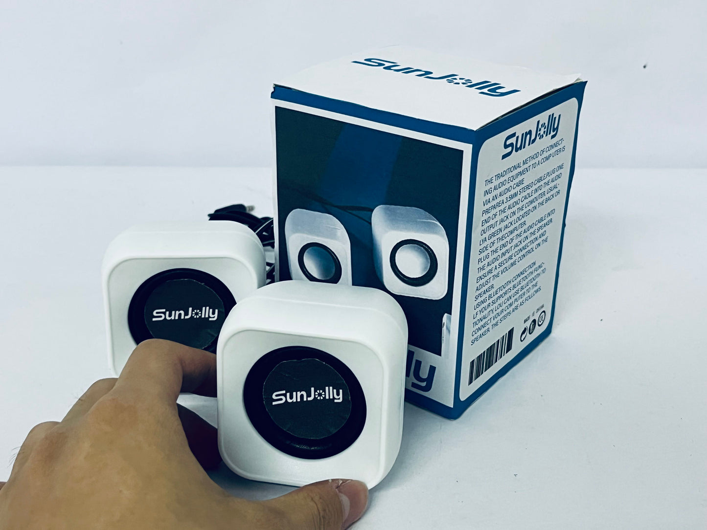 SunJolly 2 PCS Laptop Desktop Computer Mini Audio Wired Speaker Multimedia Subwoofer(D)