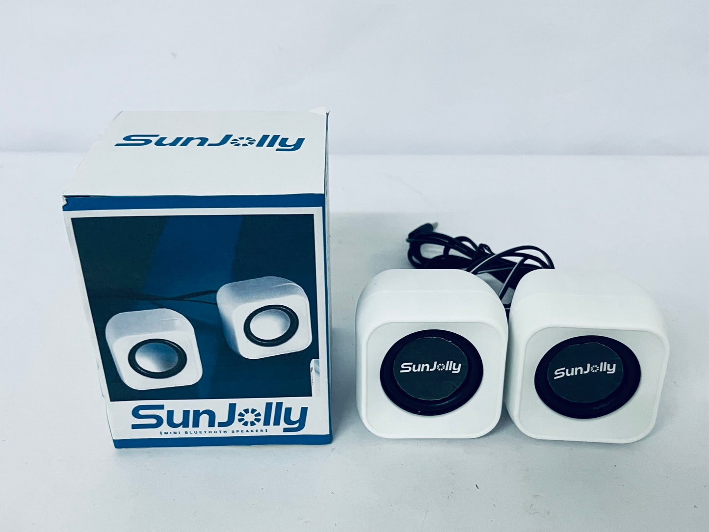SunJolly 2 PCS Laptop Desktop Computer Mini Audio Wired Speaker Multimedia Subwoofer(D)