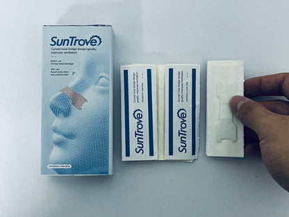 SunTrove Ventilation Nose Strips - Curved Nose Bridge Design for Improved Breathing