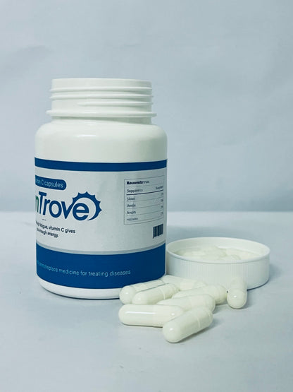 SunTrove Vitamin C Capsules - Fatigue - Busting Supplement for Energy Boost
