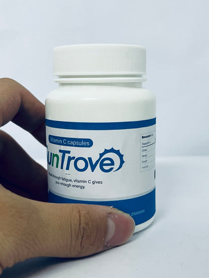 SunTrove Vitamin C Capsules - Fatigue - Busting Supplement for Energy Boost