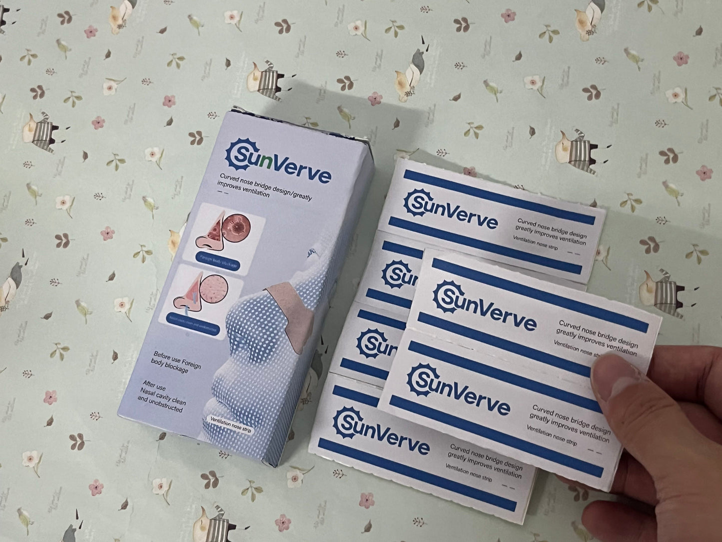 SunVerve Strips for Breathing Nasal Congestion Relieve 
