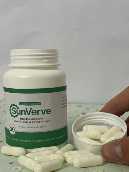 SunVerve Immune Support Multivitamin Capsule Non GMO & Gluten Free Superfood with Natural Vitamins