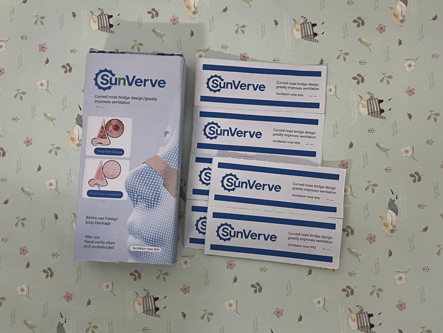 SunVerve Strips for Breathing Nasal Congestion Relieve 