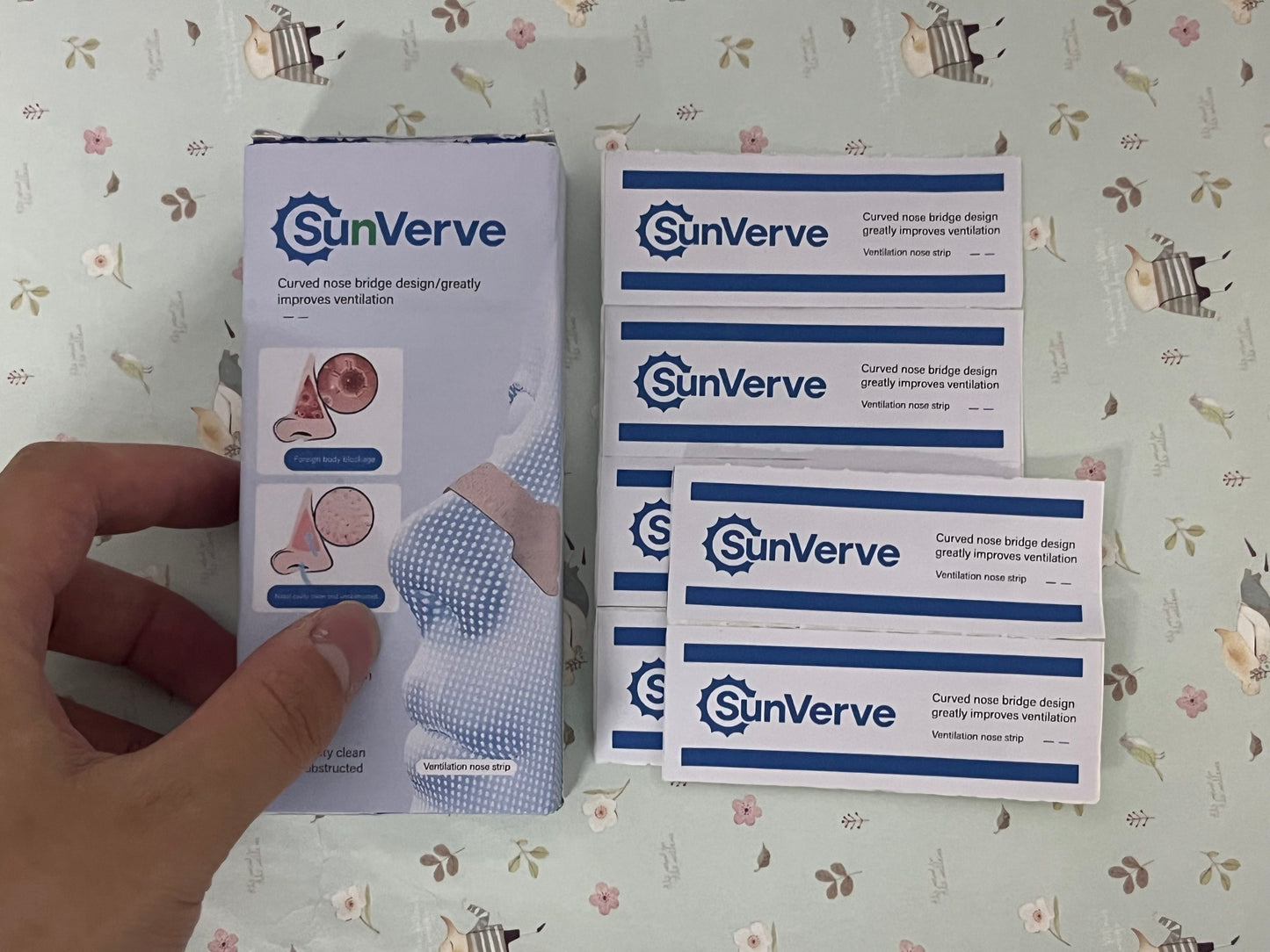 SunVerve Strips for Breathing Nasal Congestion Relieve 