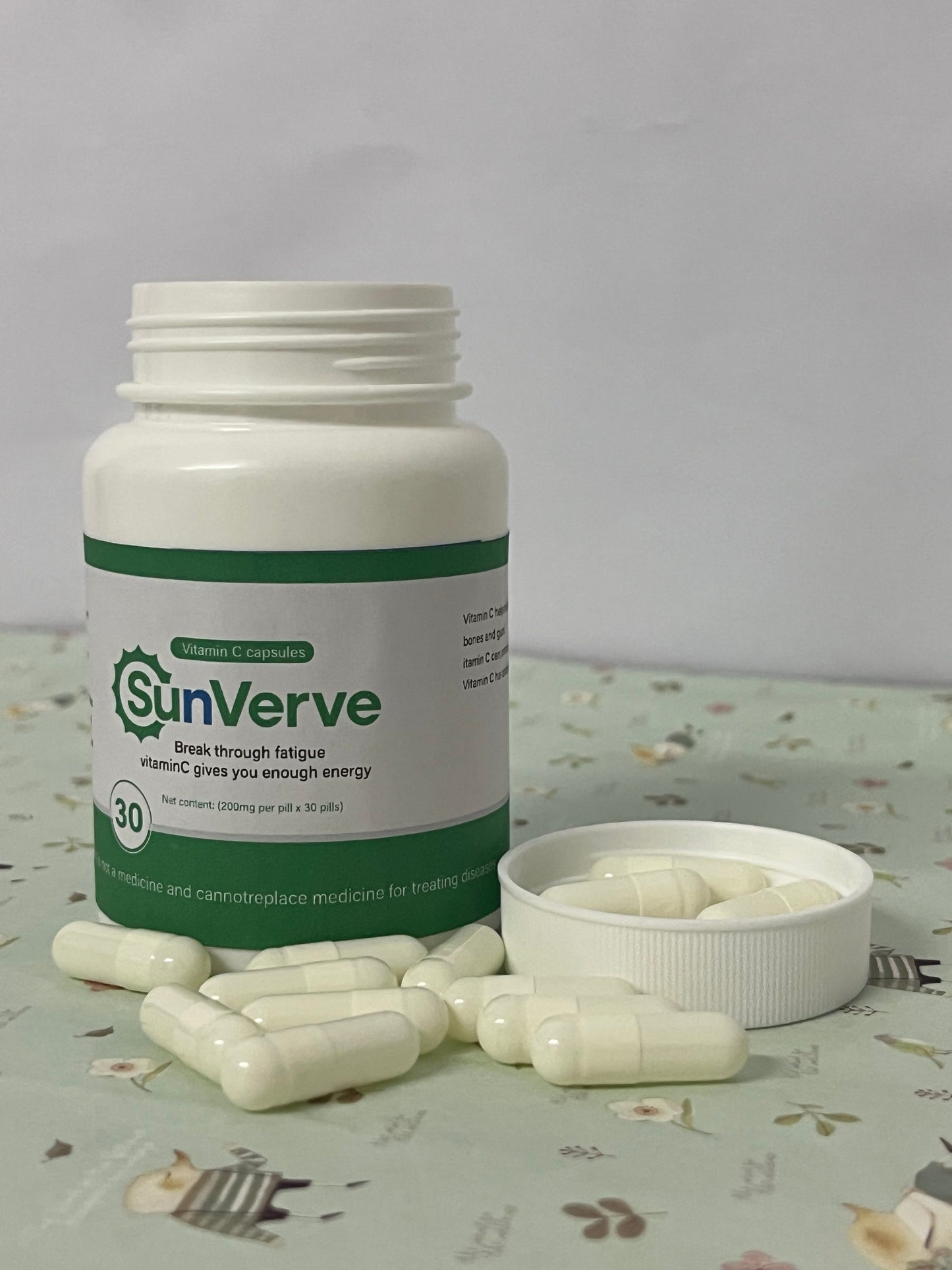 SunVerve Immune Support Multivitamin Capsule Non GMO & Gluten Free Superfood with Natural Vitamins