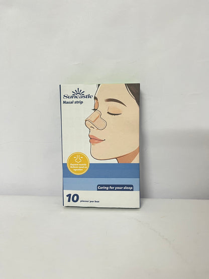 Suncastle Nasal Strips for Snoring ,Extra Strength Nose Strips for Breathing,Hypoallergenic Strong Nasal Strips Tape, Boost Oxygen Inhale, Improve Sleep Quality-Latex Free, Skin Safe Snoring Tape