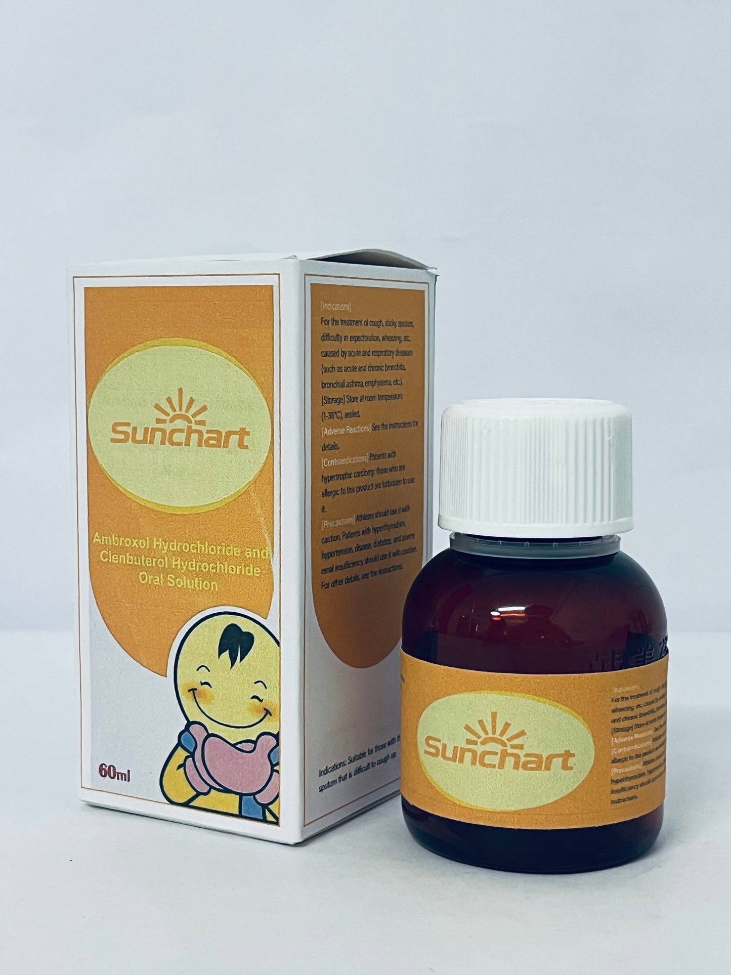 Sunchart Baby Calcium Liquid Drops with Vitamin D3 & K2-24 Daily Servings, (60 mL) - Inulin Fortified (Prebiotic, Dietary Fiber) - Sugar Free, Gluten Free, Vegetarian Friendly