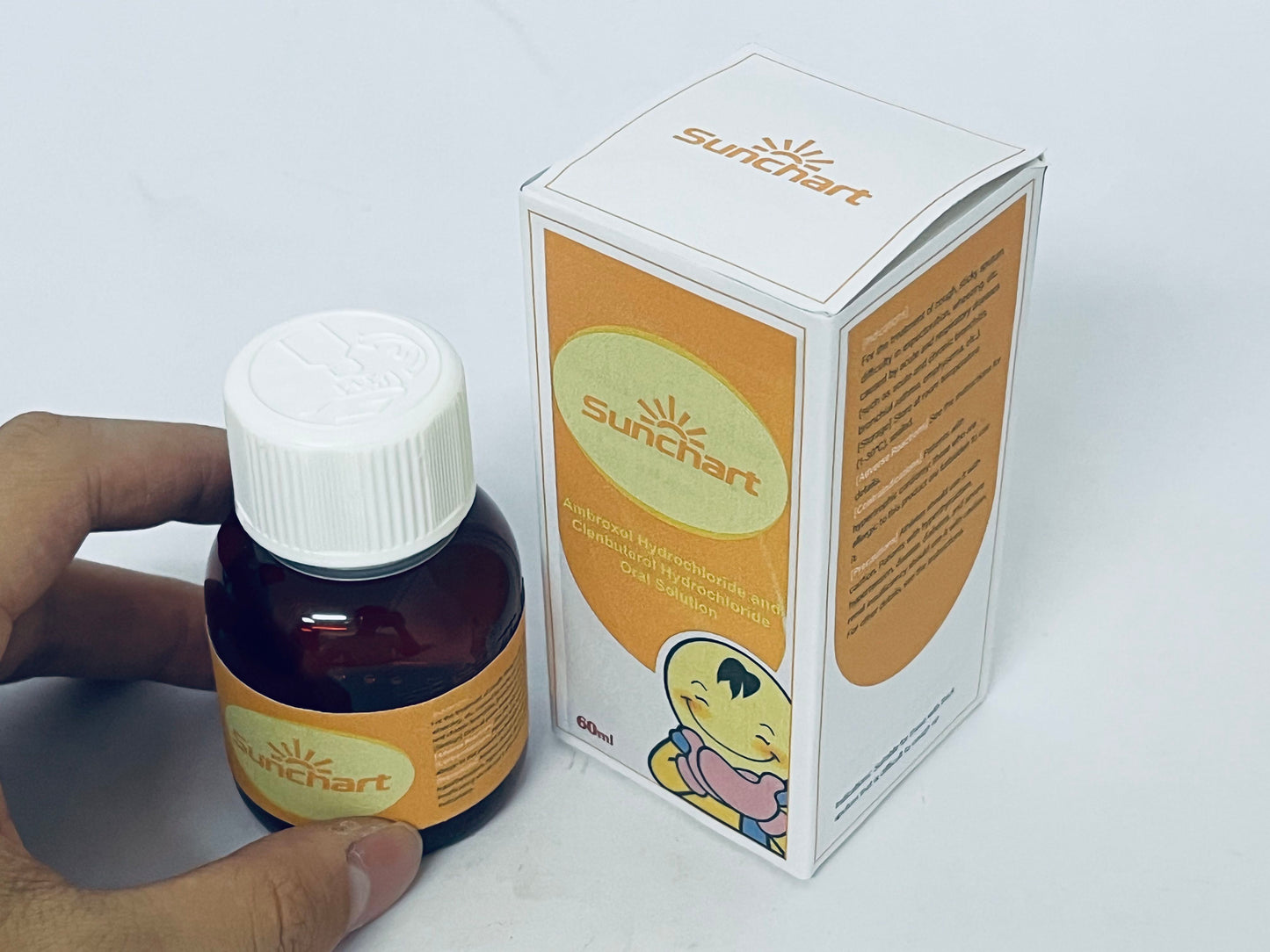 Sunchart Baby Calcium Liquid Drops with Vitamin D3 & K2-24 Daily Servings, (60 mL) - Inulin Fortified (Prebiotic, Dietary Fiber) - Sugar Free, Gluten Free, Vegetarian Friendly