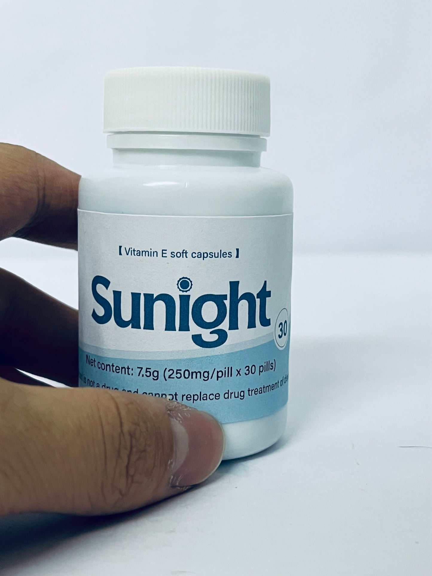 Sunight Vitamin E Soft Capsules - 30 Pills for Immune & Skin Health (Vitamins Category)
