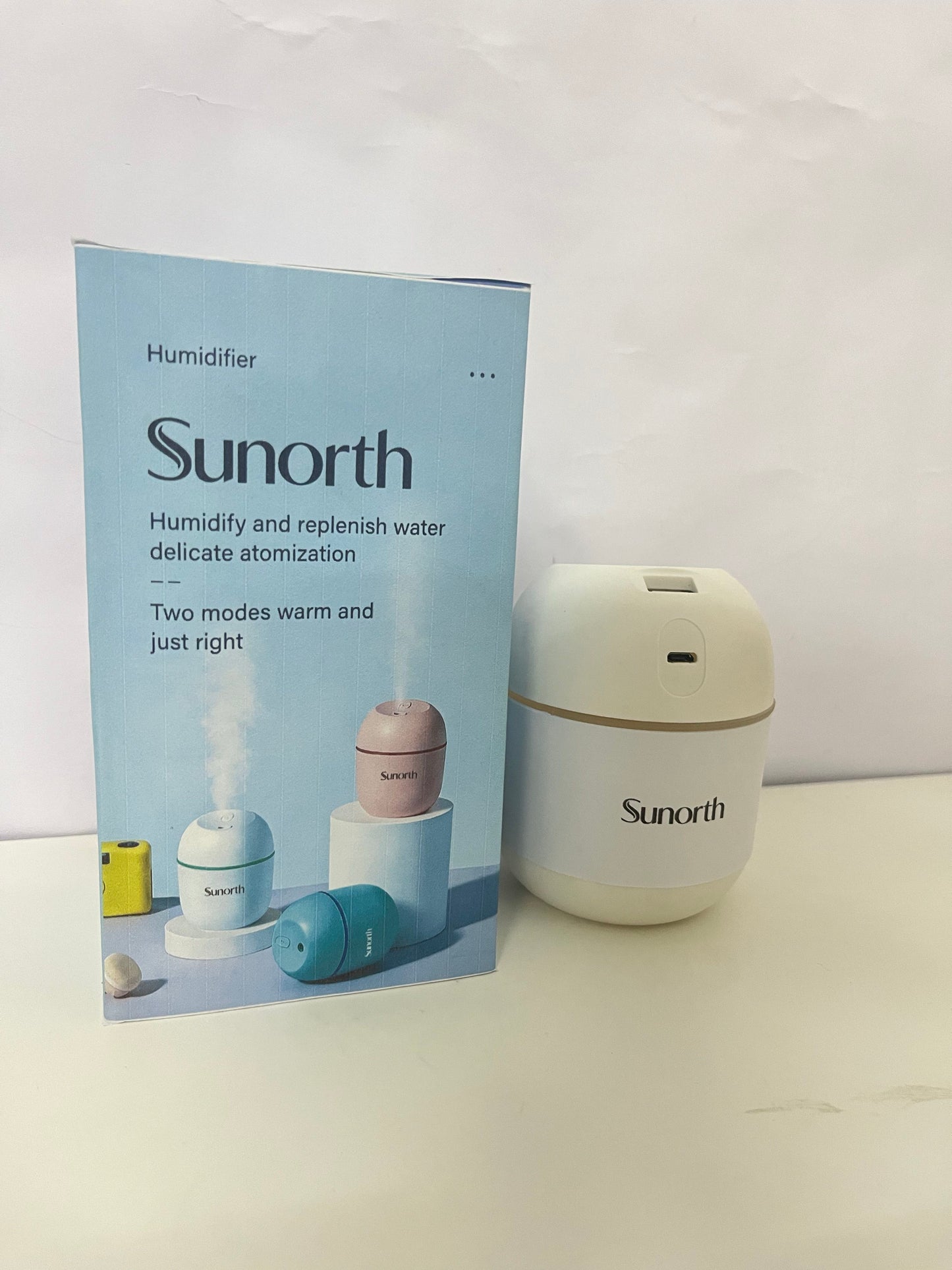 【Sunorth Egg-Shaped Mini Humidifier】—— Gentle Hydration for Your Daily Space