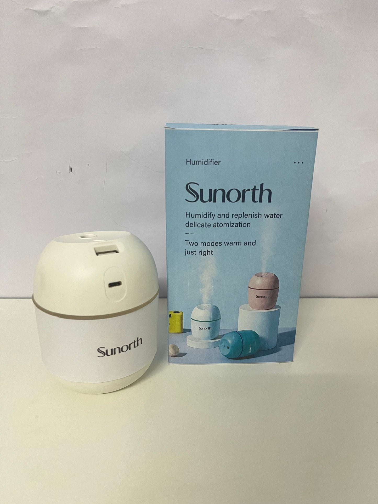 【Sunorth Egg-Shaped Mini Humidifier】—— Gentle Hydration for Your Daily Space