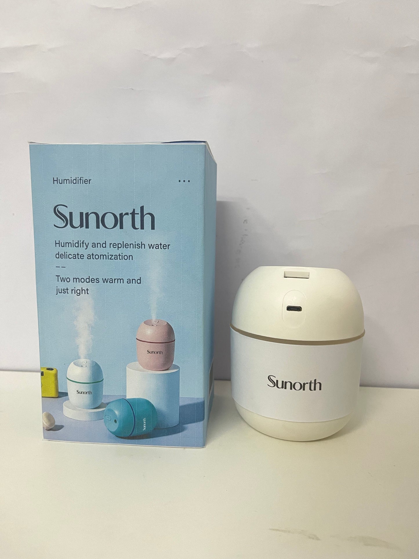 【Sunorth Egg-Shaped Mini Humidifier】—— Gentle Hydration for Your Daily Space