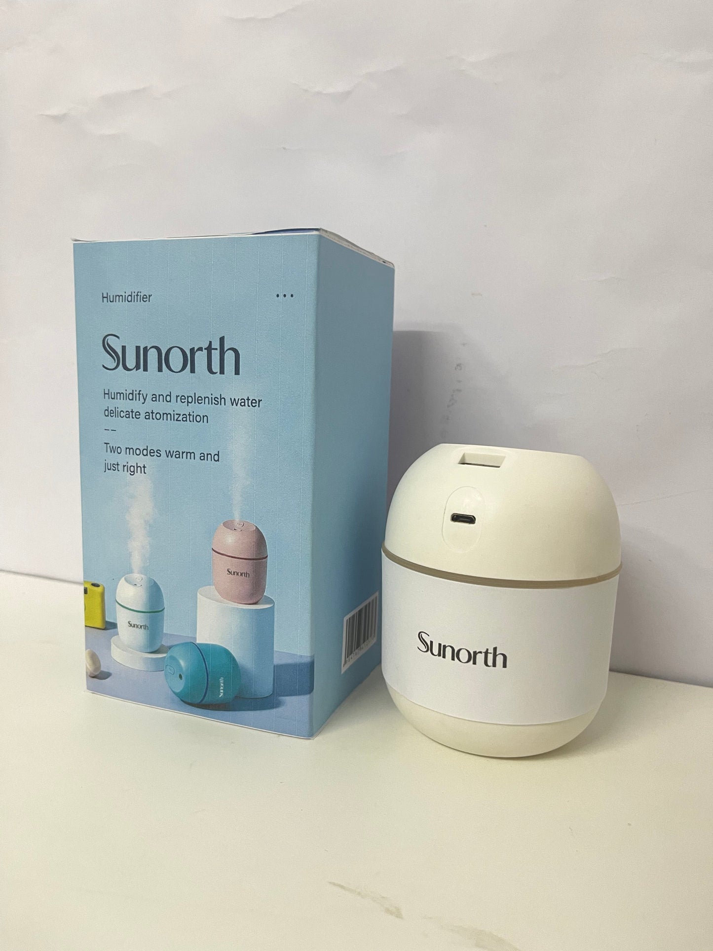 【Sunorth Egg-Shaped Mini Humidifier】—— Gentle Hydration for Your Daily Space