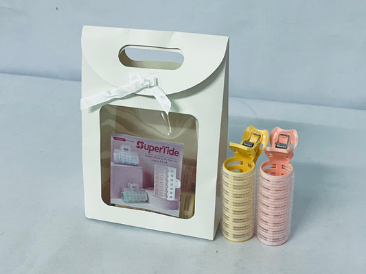 SuperTide Non-electric hair rollers Colored Self-Adhesive Non-Electric Hair Curlers Set: A Hair Styling Essential for Easily Creating Versatile Curls