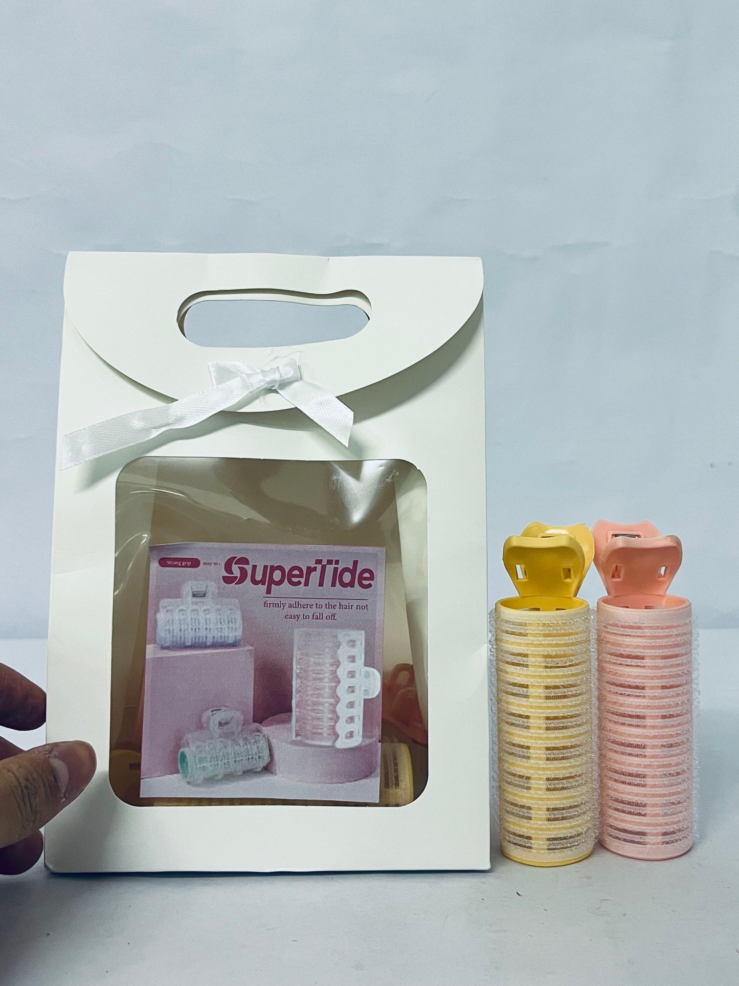 SuperTide Non-electric hair rollers Colored Self-Adhesive Non-Electric Hair Curlers Set: A Hair Styling Essential for Easily Creating Versatile Curls