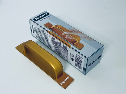Superat Gold Metal Door Handle, Ergonomic Design, Sturdy & Durable, Suitable for Doors, Cabinet Doors, Drawers, Light Luxury Home Hardware Accessories