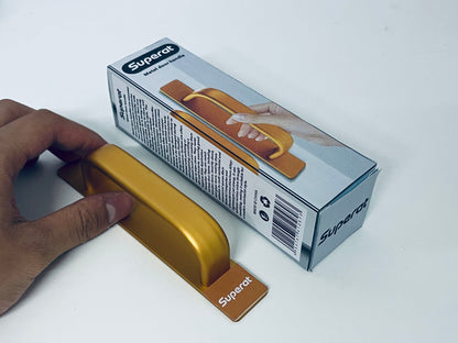 Superat Gold Metal Door Handle, Ergonomic Design, Sturdy & Durable, Suitable for Doors, Cabinet Doors, Drawers, Light Luxury Home Hardware Accessories