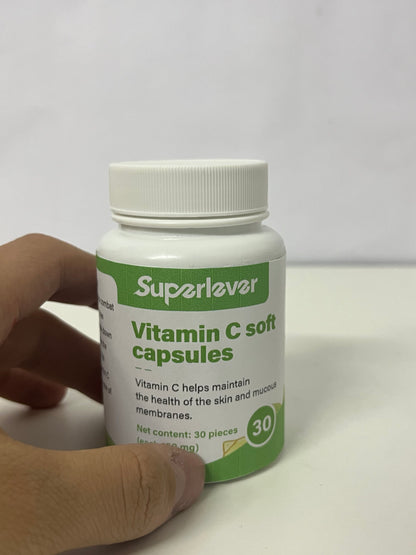 【Superlever Vitamin C Soft Capsules】—— Skin & Immune Support with Gentle Absorption