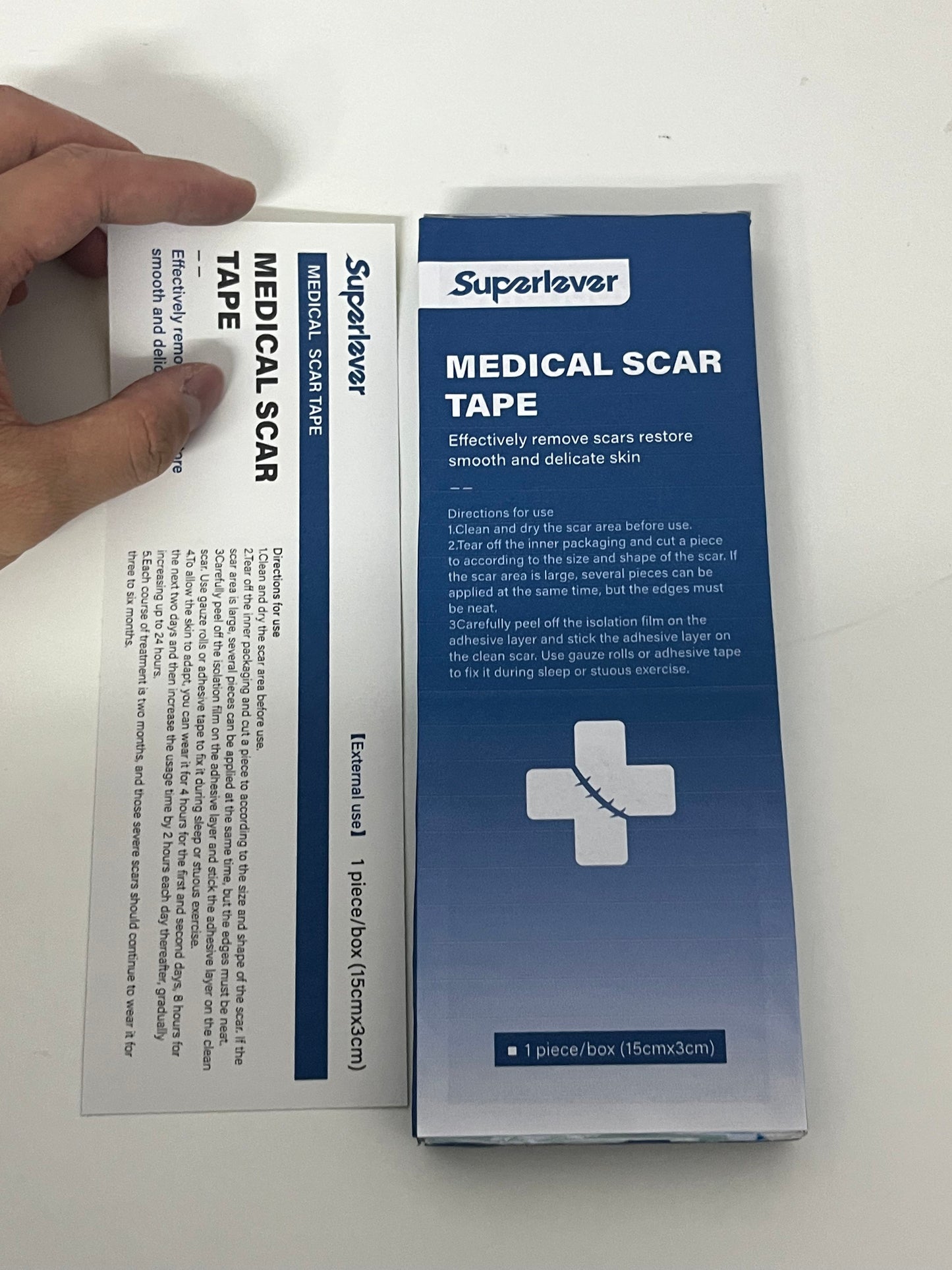 【Superlever Medical Scar Reduction Tape】—— Gentle, Effective Scar Care for Smooth Skin