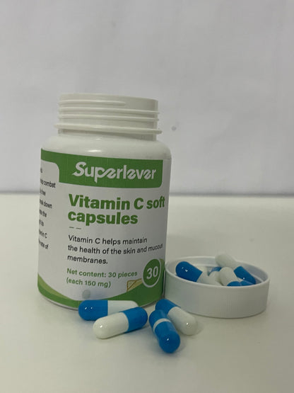 【Superlever Vitamin C Soft Capsules】—— Skin & Immune Support with Gentle Absorption