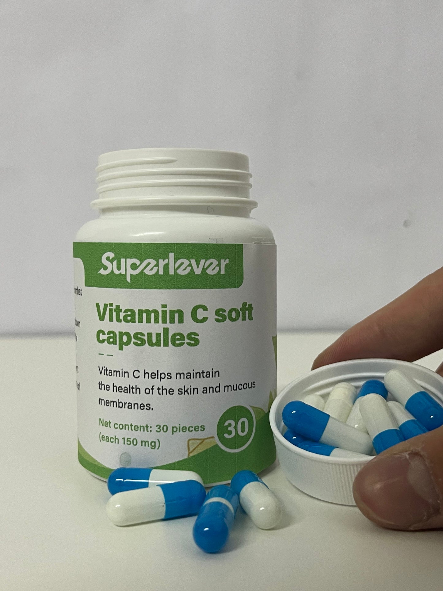 【Superlever Vitamin C Soft Capsules】—— Skin & Immune Support with Gentle Absorption