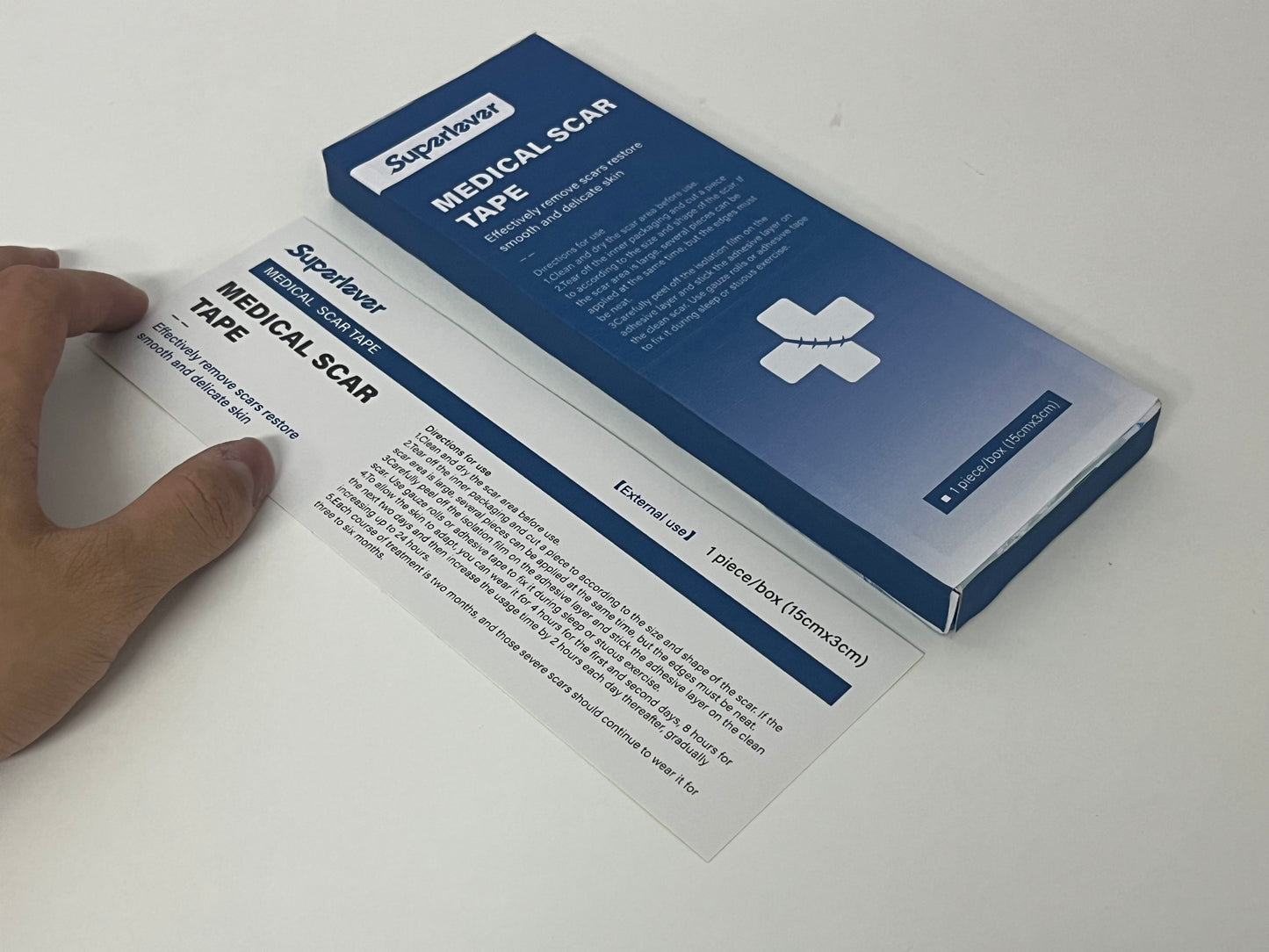 【Superlever Medical Scar Reduction Tape】—— Gentle, Effective Scar Care for Smooth Skin