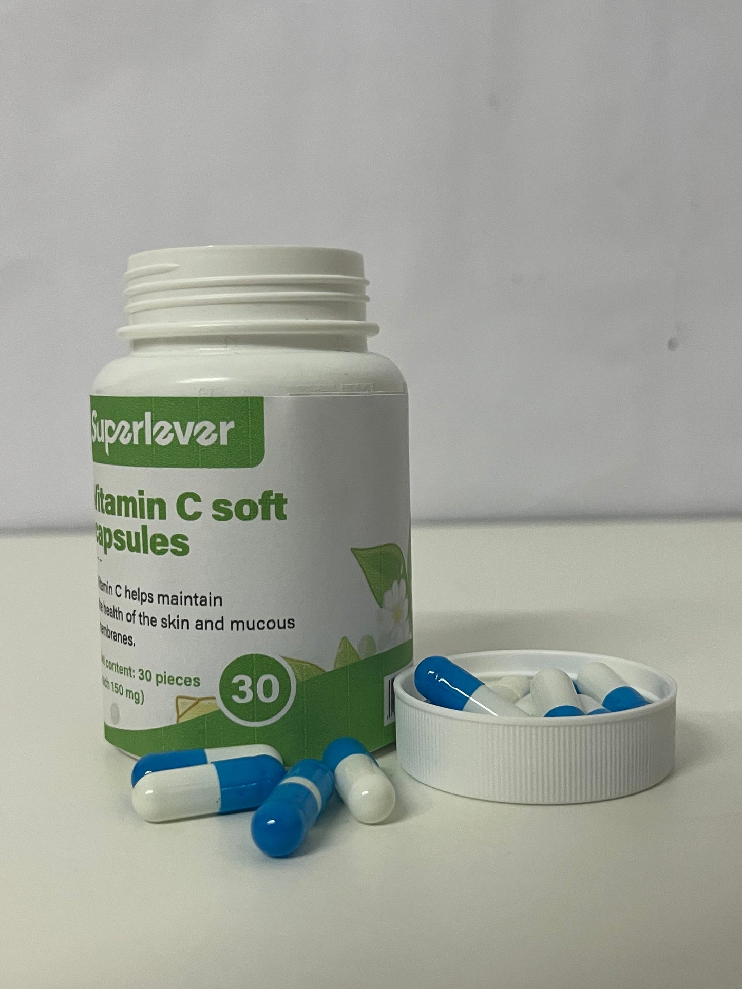 【Superlever Vitamin C Soft Capsules】—— Skin & Immune Support with Gentle Absorption