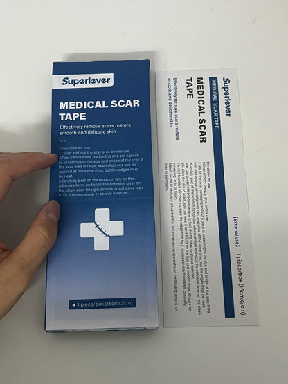 【Superlever Medical Scar Reduction Tape】—— Gentle, Effective Scar Care for Smooth Skin