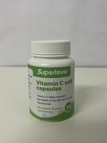 【Superlever Vitamin C Soft Capsules】—— Skin & Immune Support with Gentle Absorption