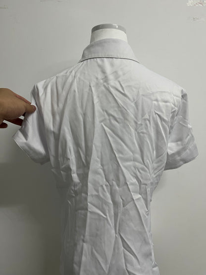 Balloonine Formal Short Sleeve Dress Shirt Summer Work Blouses Business Casual Tops