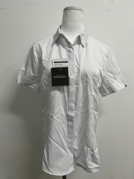 Supriseach Formal Short Sleeve Dress Shirt Summer Work Blouses Business Casual Tops