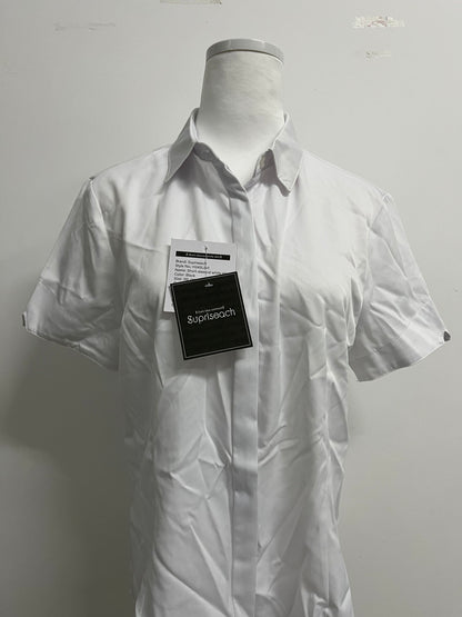 Supriseach Formal Short Sleeve Dress Shirt Summer Work Blouses Business Casual Tops
