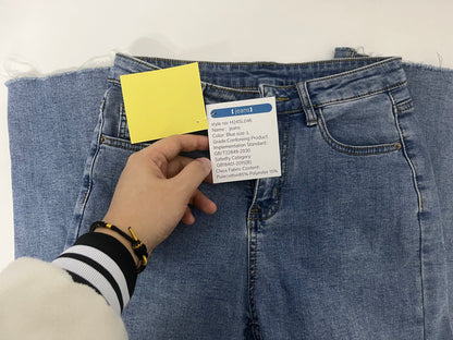 [Suprisera Jeans]-High-Waisted Frayed Flare Jeans - Retro Slimming Cropped