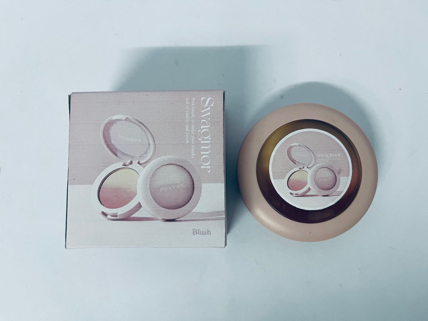 Swagmor Baked Blush - Vegan, Cruelty-Free Powder Blush - Shape, Contour & Highlight Face for a Shimmery or Matte Finish